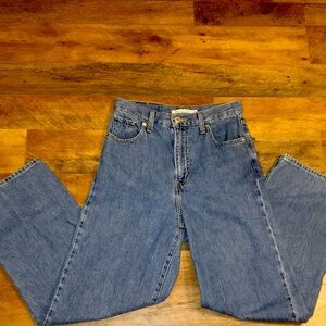 Classic Blue High Waist Straight Leg Jeans Woman’s Size 26 Waist